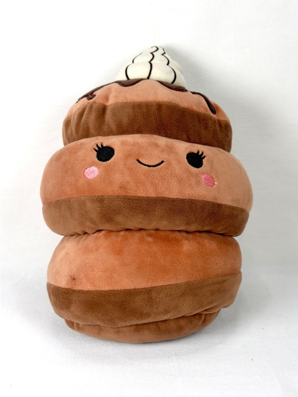 Sheila the Chocolate Pancake Squishmallow Cute Pastry Plush